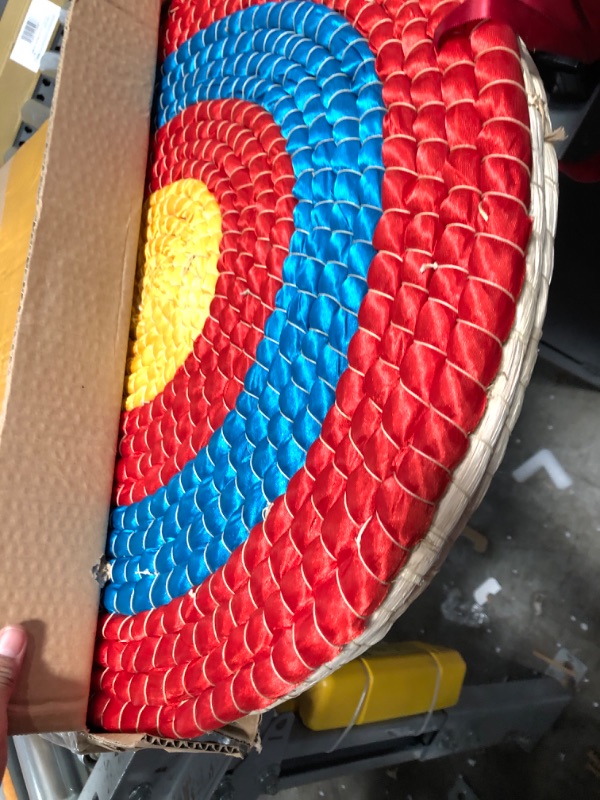 Photo 1 of TOPARCHERY Archery Target 3 Layers 20 inch Traditional Solid Straw Archery Target 2.3 inch Thickness Hand-Made Arrows Target for Outdoor Shooting Practice (20in / 3 Layers)