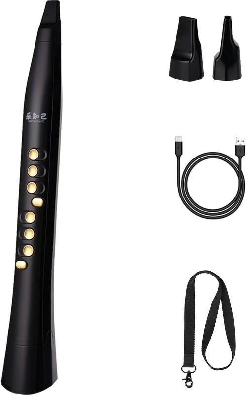 Photo 1 of (NON-REFUNDABLE) INGPARTNER Y8 Digital Wind Instrument Synthesizer, Electronic Wind Instrument/EWI with Bluetooth,2 Nozzles,2 Fingerings,94 Tones,12 Keys,20W Speaker plug in...
