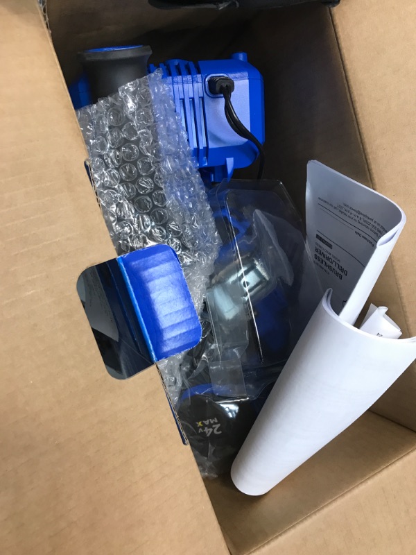 Photo 1 of Kobalt Next-Gen 24-volt 1/2-in Metal Ratcheting Brushless Cordless Drill (1-Battery Included, Charger Included and Soft Bag included) kobalt # #4913878