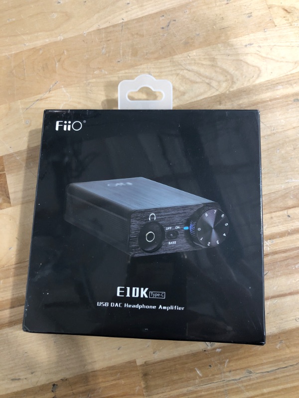 Photo 2 of **SEALED FiiO Headphone Amps Portable DAC USB Type-C coaxial 384kHz/32bit (E10K-TC black)
