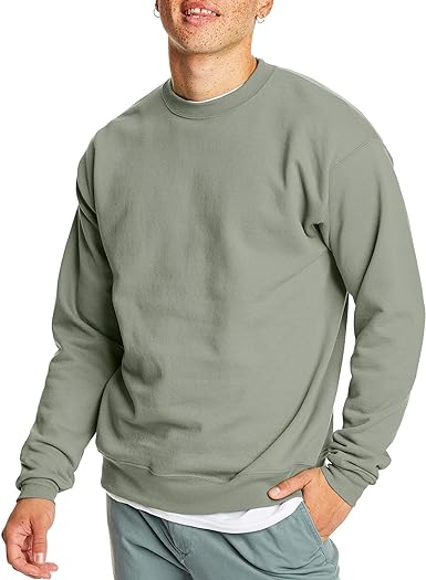 Photo 1 of Hanes EcoSmart Fleece, Cotton-Blend Pullover, Crewneck Sweatshirt for Men 2xl