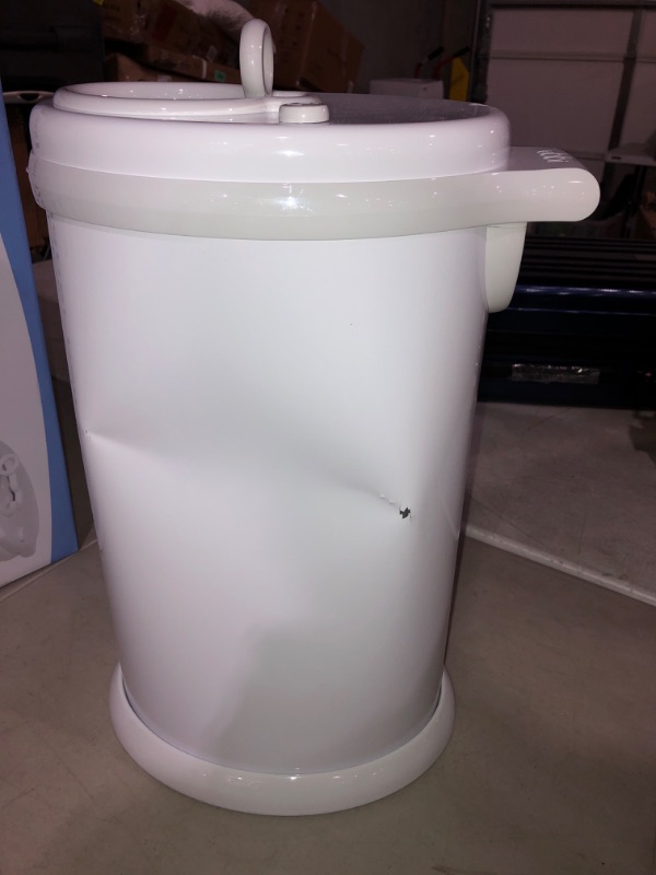 Photo 2 of (READ FULL POST) Ubbi Steel Diaper Pail, Odor Locking, No Special Bag Required, Award-Winning, Registry Must-Have, White
