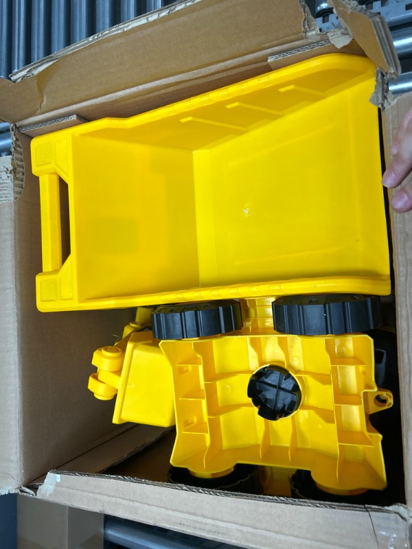 Photo 2 of Cat Construction Tough Rigs 15 Dump Truck & Excavator Toys 2 Pack, Yellow 15" DUMP TRUCK & EXCAVATOR 2 PACK