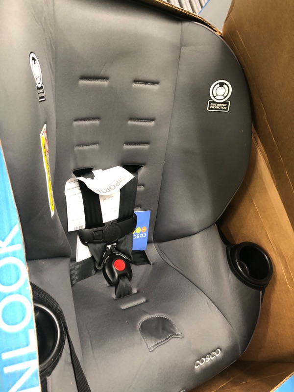 Photo 3 of Cosco Onlook 2-in-1 Convertible Car Seat, Rear-Facing 5-40 pounds and Forward-Facing 22-40 pounds and up to 43 inches, Black Arrows