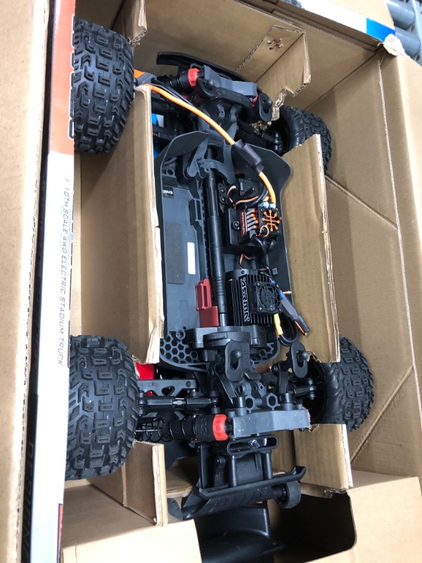 Photo 2 of ARRMA RC Truck 1/10 VORTEKS 4X4 3S BLX Stadium Truck RTR (Batteries and Charger Not Included), Red, ARA4305V3T1