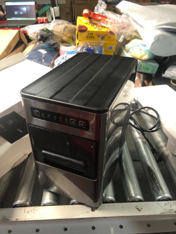 Photo 2 of ***USED - LIKELY MISSING PARTS - UNABLE TO VERIFY FUNCTIONALITY***
HiCOZY Countertop Ice Maker, Ice in 6 Mins, 24 lbs/Day, Portable & Compact Gift with Self-Cleaning, for Apartment/Cabinet/Kitchen/Office/Camping/RV, Great Gift for Christmas/New Year/Thank