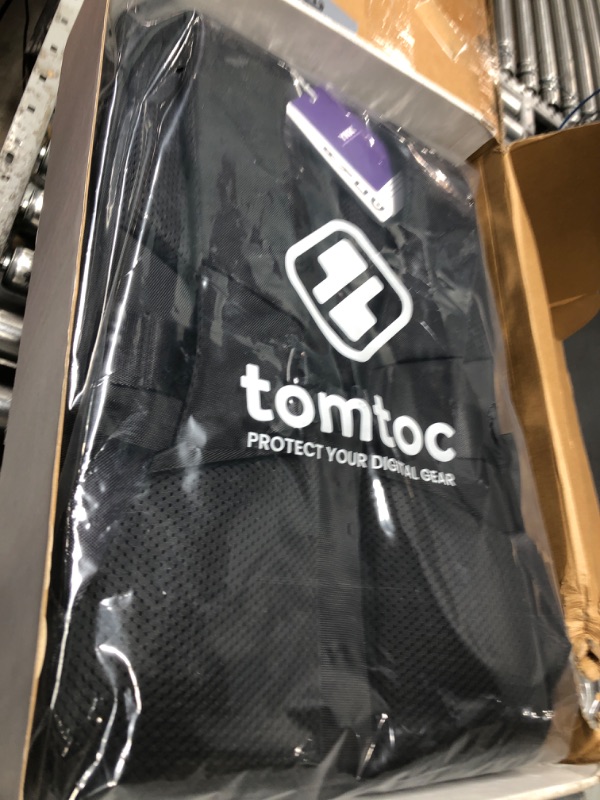 Photo 1 of tomtoc 17.3-inch Laptop Backpack, 30L Travel Backpack Professional Pack with Cable Pass-through for Work, Business, Weekend Trip