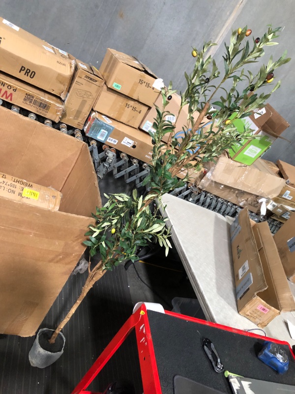 Photo 1 of ***USED - DIRTY***
HaiSpring Artificial Olive Tree 5ft (60'') Tall Fake Plants Suitable for Modern Living Rooms Home Office Indoor & Outdoor Garden Decor, Nearly Natural Silk Tree for Housewarming Gift