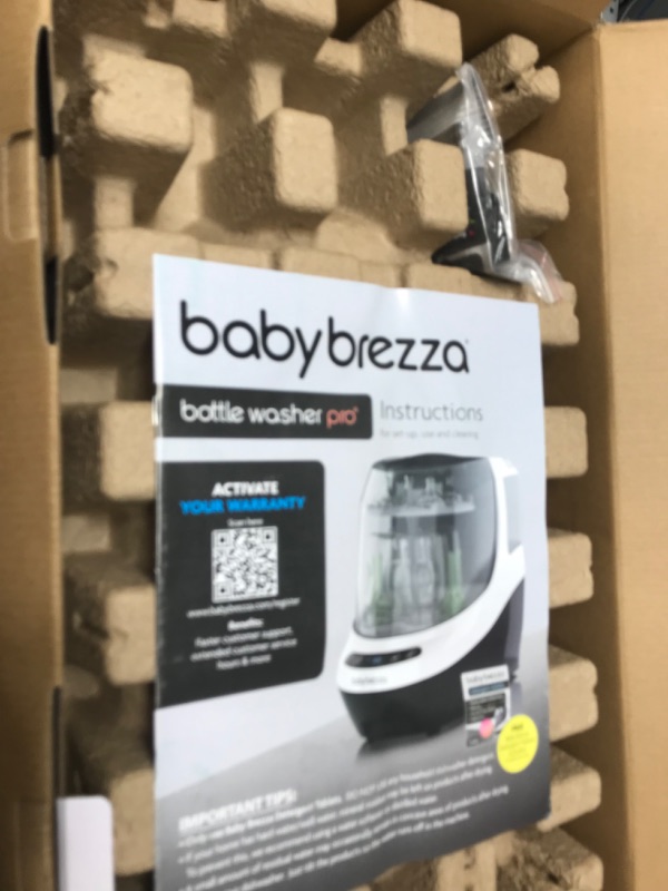 Photo 3 of Baby Brezza Bottle Washer Pro - Baby Bottle Washer, Sterilizer + Dryer - All in One Bottle Cleaner Machine Replaces Tedious Bottle Brushes and Hand Washing