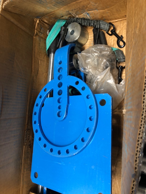 Photo 1 of VEVOR YP-9 Manual Bench Top Compact Bender Pipe Bending Machine 7 Dies 1-3inch Metal Fabrication Tube Rod Pipe Bender 44ft Mount Powdercoat Telescoping Handle Maximum 5/8 Thick 1-15/16inch Width