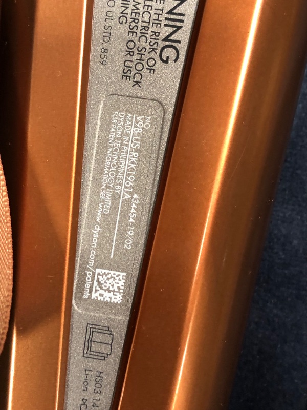 Photo 5 of Dyson Hair Straightener Nickel/ Copper 4 Piece Set