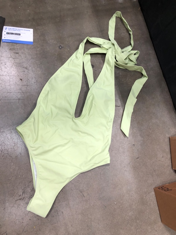 Photo 1 of green size small womens bathing suit