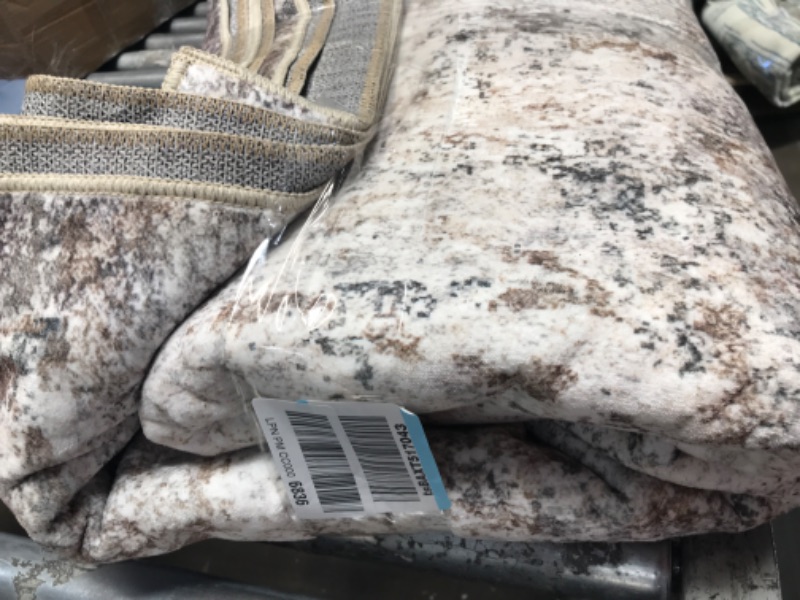 Photo 1 of UERMEI 8x10 Area Rug Living Room Rugs - Washable Neutral Modern Abstract Soft Thin Large Rug Indoor Floor No Slip Rug Carpet for Bedroom Under Dining Table Home Office Decor - Grey 8' x 10' Grey