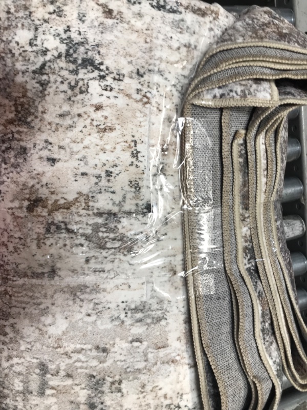 Photo 1 of UERMEI 8x10 Area Rug Living Room Rugs - Washable Neutral Modern Abstract Soft Thin Large Rug Indoor Floor No Slip Rug Carpet for Bedroom Under Dining Table Home Office Decor - Grey 8' x 10' Grey