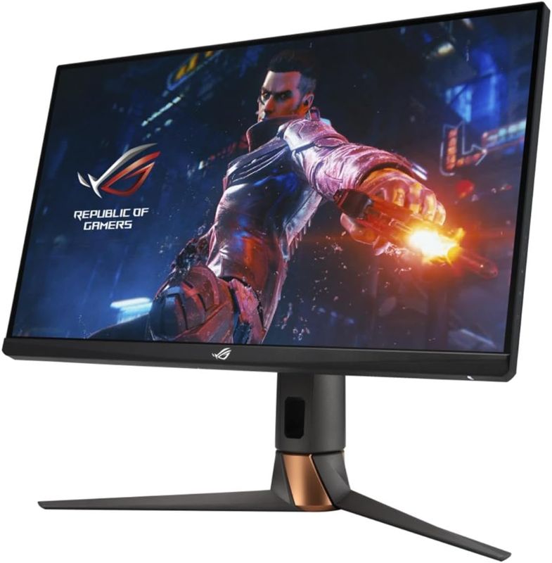 Photo 1 of ASUS ROG Swift 27” 4K Gaming Monitor (PG27UQR) - UHD (3840 x2160), Fast IPS, 160Hz (Above 144Hz), 1ms, FreeSync Premium Pro, Variable Overdrive, DisplayPort, HDMI, DisplayHDR 600, 96% DCI-P3,BLACK
