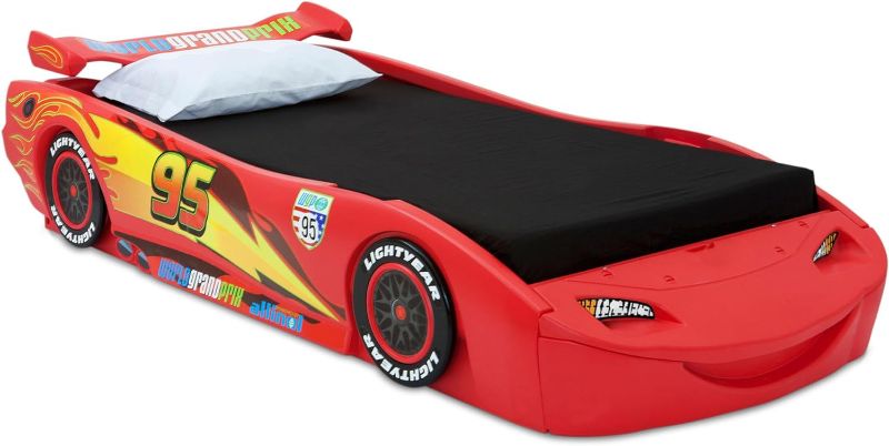 Photo 1 of (PARTS ONLY/ NO RETURNS OR REFUNDS/ MISSING PIECES) Delta Children Cars Lightning Mcqueen Twin Bed, Disney/Pixar Cars
