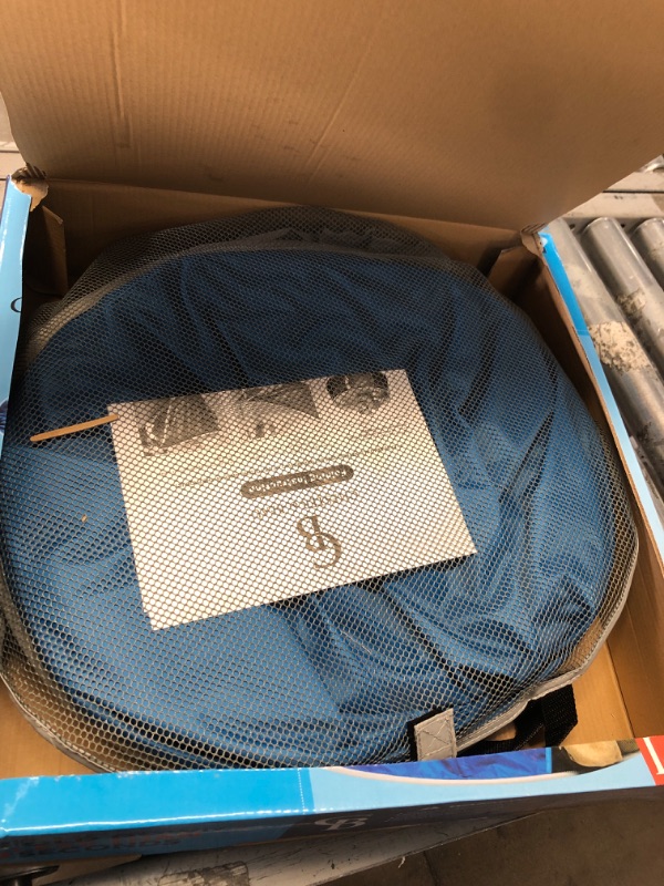 Photo 1 of L'chic Foldable Pool Portable Pet Bath Tub|Collapsible Bathing for Dog Cat|Paddling Swimming Kiddie Large Pet|Hygenic,Convient Fun,Water Drainge Tap,3-Second Fold,Easy to Clean, Blue, Grey (CB0003)