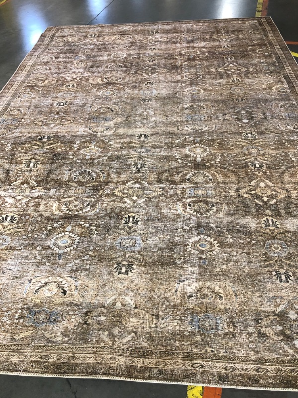 Photo 2 of (see all images)Loloi II Layla Collection LAY-03 Olive / Charcoal, Traditional 9'-6" x 14' Area Rug Olive 