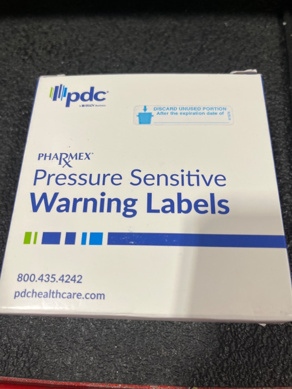 Photo 1 of PHARMEX 1-35G Permanent Paper Label