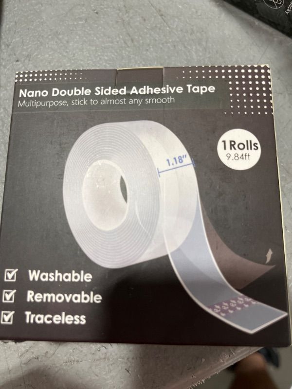 Photo 1 of Nano Double Sided Adhesive Tape Multipurpose, stick to almost any smooth Pack x2