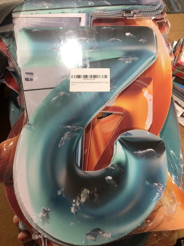 Photo 1 of 8PCS Class 2024 Graduation Yard Sign Yard Decorations Congrats Graduation Lawn Signs 2024 Grad Yard Signs with Stakes for Outdoor Congrats Graduation Party Decoration (Medium)