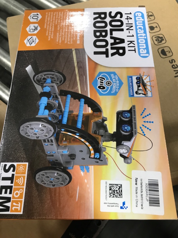 Photo 1 of 14-in-1 Solar Robot Kit, Educational STEM Science Toy, DIY Solar Power Building Kit, Gift for Kids Boys Girls 8 9 10 11 12 Years Old