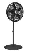 Photo 1 of Lasko Elegance & Performance Pedestal Fan, 18 Inch, Black 1827 & 1820 18? Elegance & Performance Adjustable Pedestal, White-Features Oscillating Movement Tilt-back Fan Head, 2.3