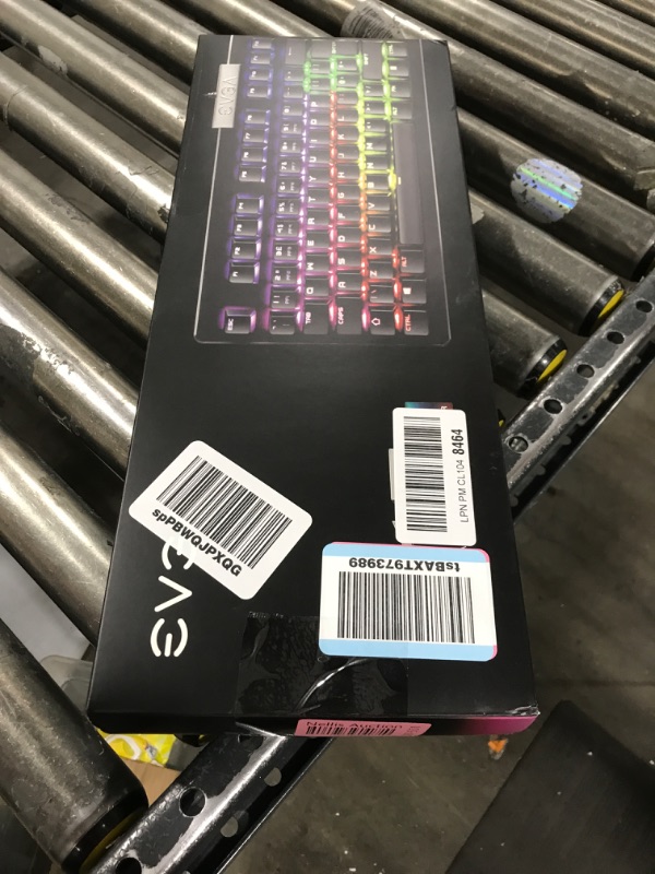 Photo 3 of EVGA Z15 RGB Mechanical Gaming Keyboard (Linear Switch) RGB Backlit LED, Hot Swappable Kailh Speed Silver Switches, Spanish, 821-W2-15SP-K2 Black Z15 RGB