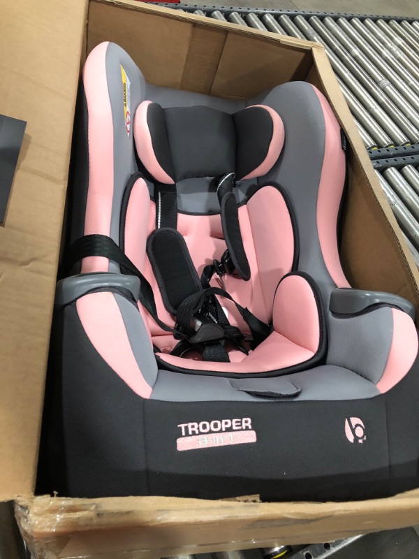 Photo 2 of Baby Trend Trooper 3-in-1 Convertible Car Seat - Quartz Pink - Pink
