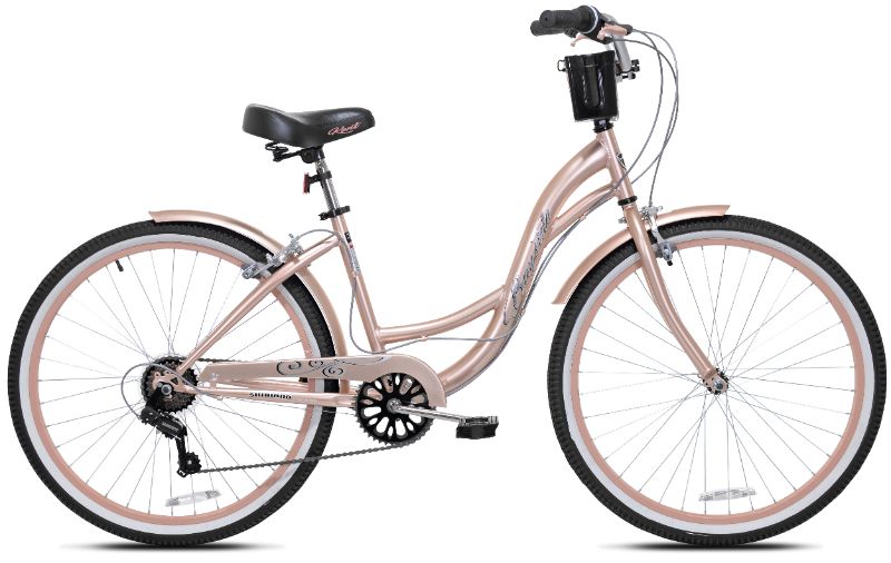 Photo 1 of Huffy 27.5" Parkside SE Men's Comfort Bike with Perfect Fit Frame, rose gold
