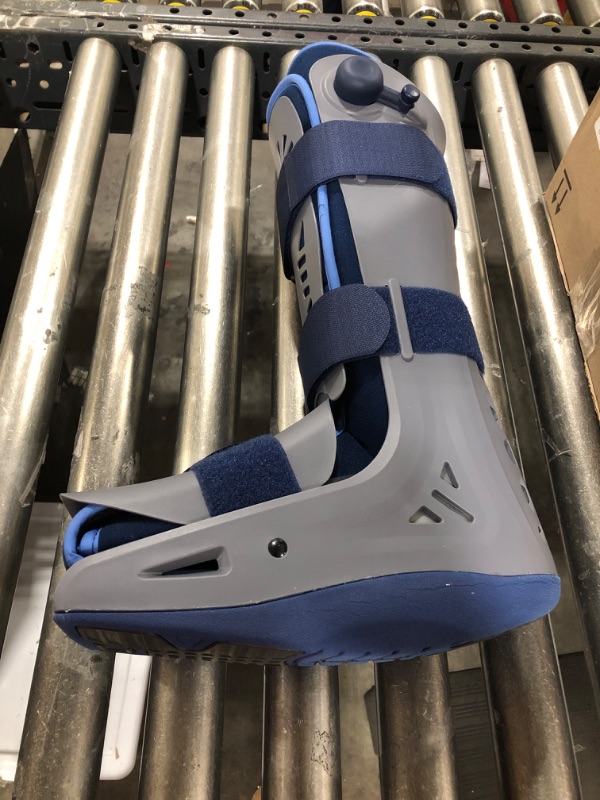 Photo 2 of Velpeau Walking Boot for Stress Fracture - Aircast Walker Brace with Air Pump for Broken Ankle, Foot Injuries, Post Op, Orthopedic Medical Footwear for Men & Women, Fits Left and Right (Medium) Long Version Medium