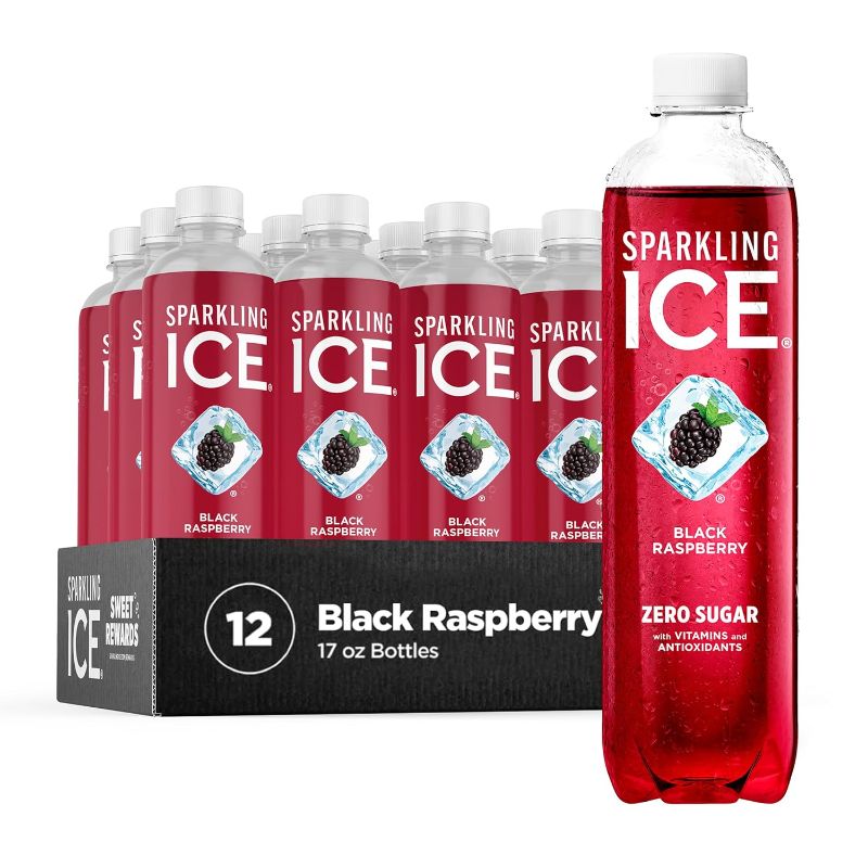 Photo 1 of Sparkling Ice Black Raspberry Sparkling Water 17 Oz. Bottle, PK12
Best By:5/16/24
