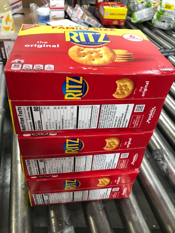 Photo 2 of 3pk of RITZ Original Crackers Family Size 20.5 Oz
