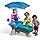 Photo 1 of Step2 Spill & Splash Seaway Water Table | Kids Dual-Level Water Play Table with Umbrella & 11-Pc Accessory Set | Large Water Table