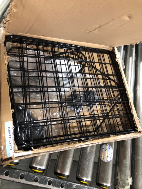 Photo 1 of Gtongoko Adjustable Dog Car Barriers for SUV, Vehicles, Cars, Heavy Wire Mesh Universal Vehicle Separator, Pet Compartment Door in Cargo Area of Vehicle Trunk, Black