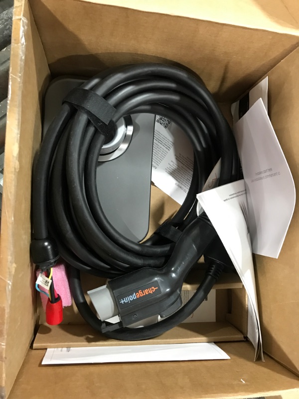 Photo 1 of ChargePoint Home Flex Electric Vehicle (EV) Charger, 16 to 50 Amp, 240V, Level 2 WiFi Enabled EVSE, UL Listed, ENERGY STAR, NEMA 14-50 Plug or Hardwired, Indoor / Outdoor, 23-foot cable , Black