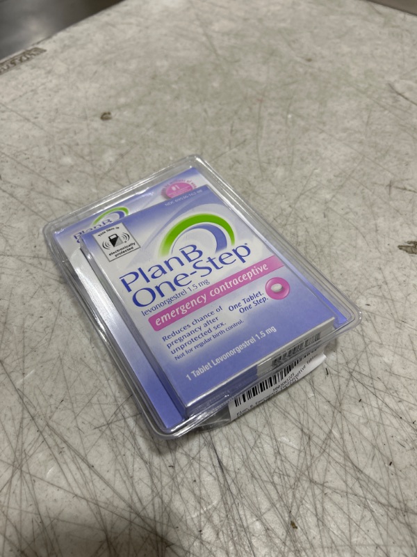 Photo 2 of Plan B One-Step Emergency Contraceptive, 1.5 Mg (1 Tablet) 1 Count (Pack of 1)