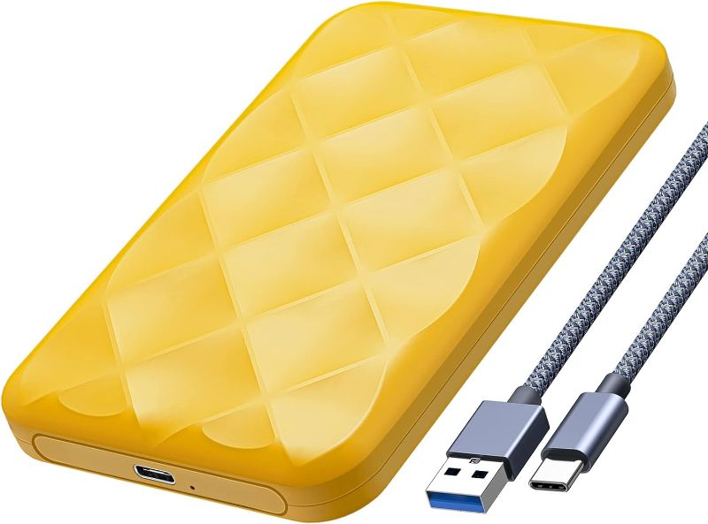 Photo 1 of GiGimundo 2.5" Hard Drive Enclosure, 6Gbps USB 3.0 to SATA III External HDD Enclosure for 2.5inch 9.5mm 7mm SSD HDD, Supports UASP SATA III