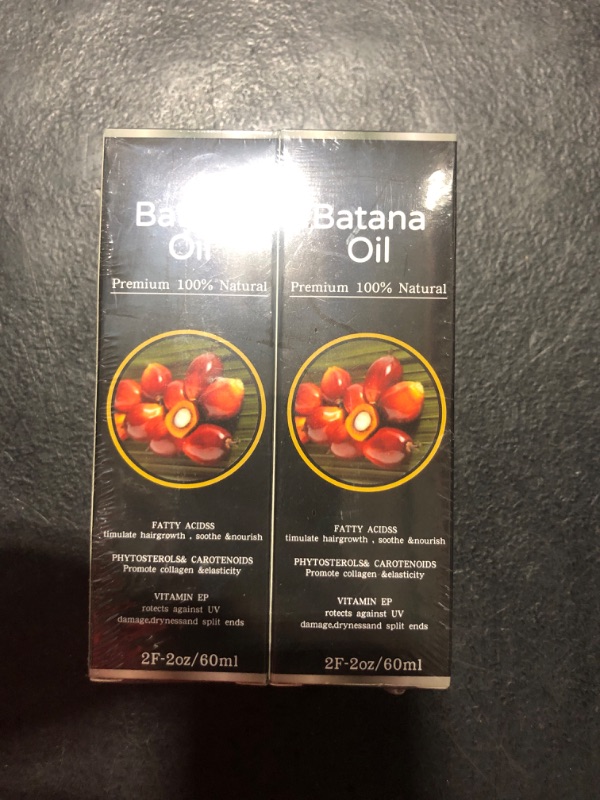Photo 1 of 2Pcs Batana Oil Organic,Batana Growth,100% Natural, Enhances Hair & Skin Radiance,Leaves your hair smoother oil