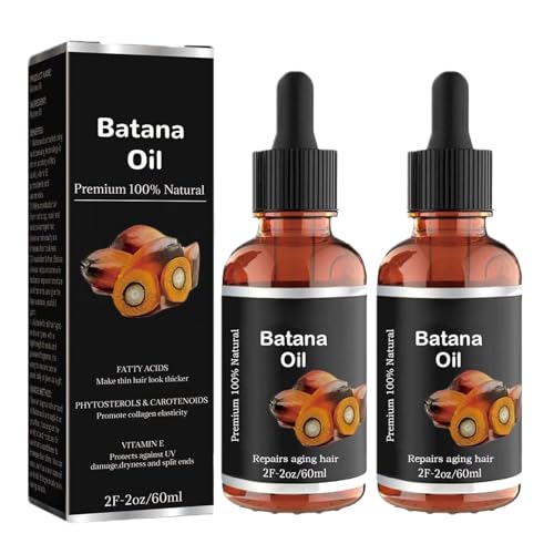 Photo 1 of 2Pcs Batana Oil Organic,Batana Growth,100% Natural, Enhances Hair & Skin Radiance,Leaves your hair smoother oil