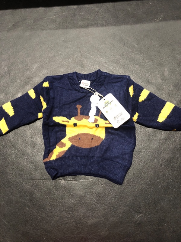 Photo 1 of BABY BOYS GIRAFFE SWEATER 3-6M