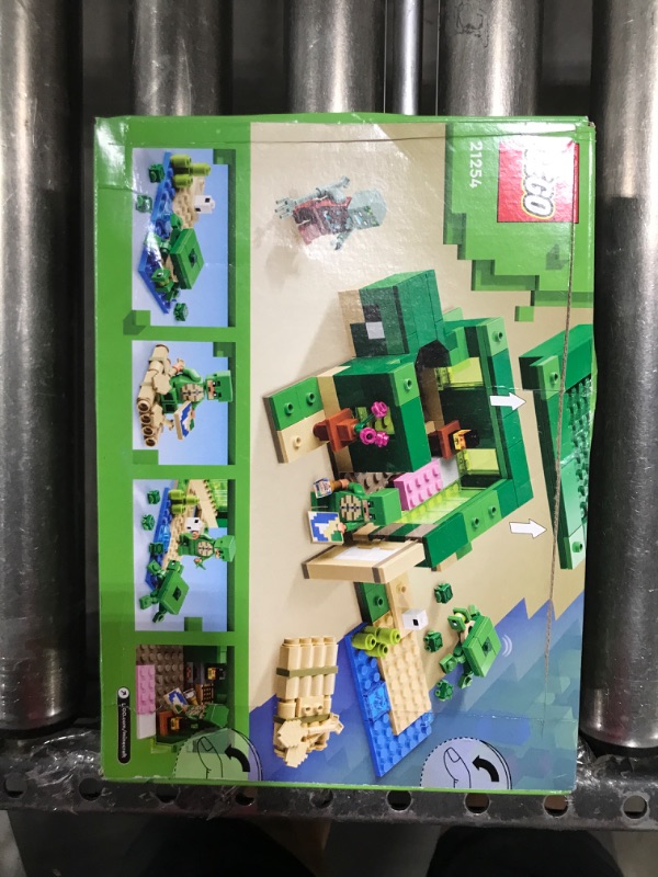 Photo 3 of LEGO Minecraft The Turtle Beach House Construction Toy, Minecraft House Building Set 