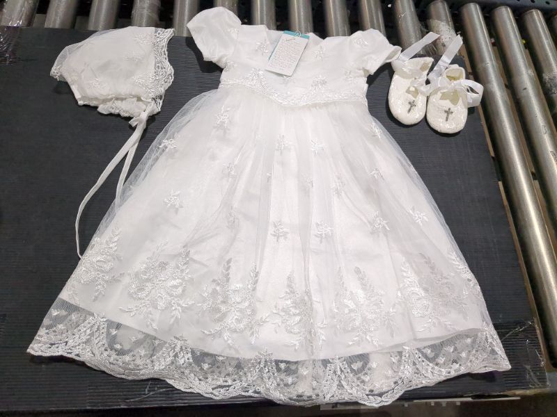 Photo 1 of BABY BAPTISM DRESS, 12 MONTHS 