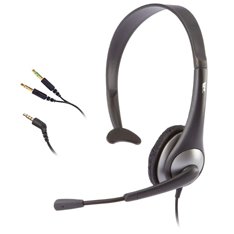 Photo 1 of Cyber Acoustics Mono Headset, headphone with microphone, great for K12 School Classroom and Education 
