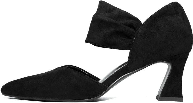 Photo 1 of Womens Kitten Heel Dress Shoes Pointed Toe Slip (Size 9)