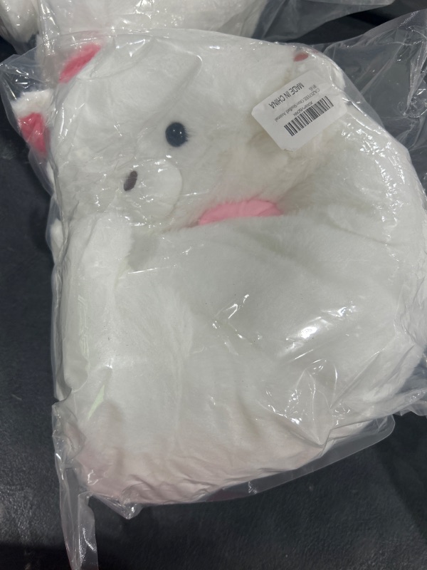 Photo 1 of CAZOYEE Rabbit Plush Long Pillow, Cute Bunny Stuffed Animal Soft Toy, Bunny Kawaii Plushie, Rabbit Plush Cuddle Pillow Doll Toy Gift for Kids, 27.5"