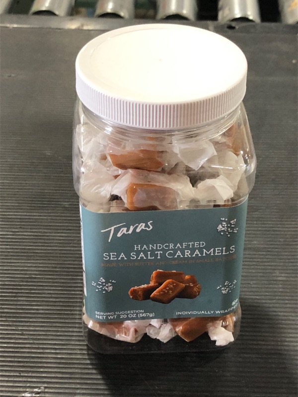 Photo 2 of **Expired** Tara's All Natural Handcrafted Gourmet Sea Salt Caramel: Small Batch, Kettle Cooked, Creamy & Individually Wrapped - 20 Ounce