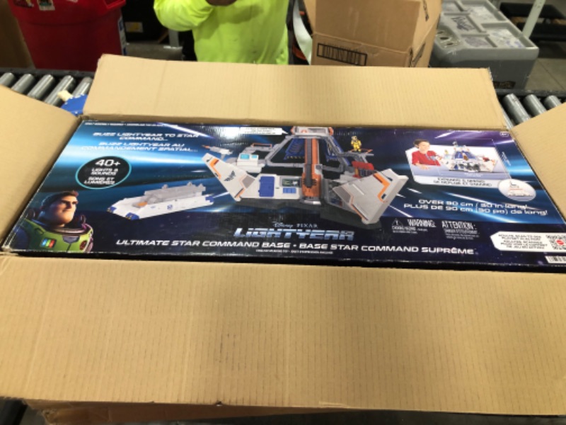 Photo 2 of Mattel Disney Pixar Lightyear Playset with Buzz Lightyear Action Figure and Vehicle Launch Ramp and Sounds, Ultimate Star Command Base