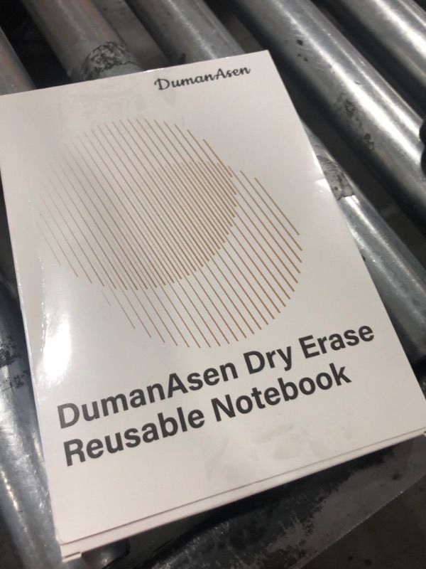 Photo 2 of Dumanasen Dry Erase Whiteboard Notebook, 9.4"x6.6" Reusable White Board, Portable Desk Whiteboard for Meeting & Business, Perfect for School, Home, Office (Deep Gray)