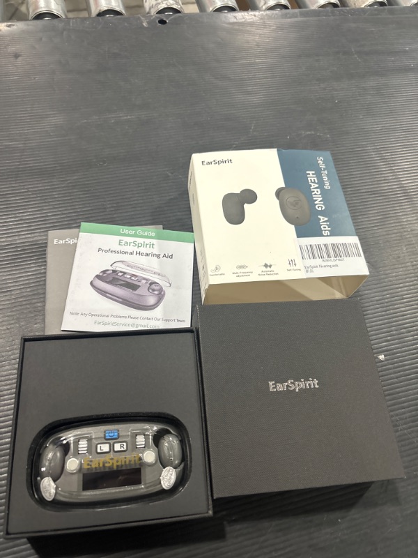 Photo 2 of EarSpirit Hearing Aids for Seniors Adults with Noise Cancelling, Hearing Amplifiers 8-Channel Digital with LCD 100 Hrs of Use with Charging Case for Mild to Moderate Hearing Loss